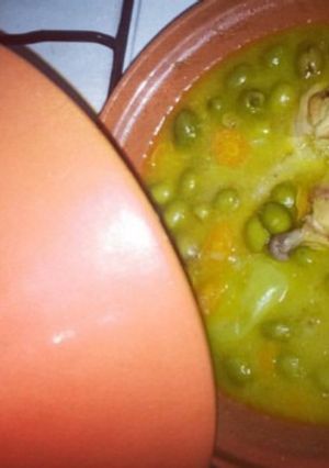 صورة لوصفة طاجين الزيتون احمر