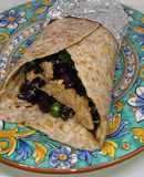 Wrap di Chapati con Vindaloo e Pulao di Riso Nero 🇮🇳