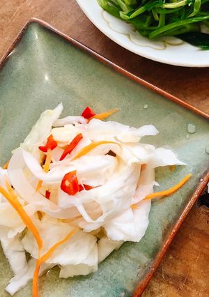 Hình của món Bắp cải muối chua.