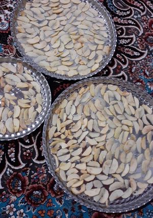 عکسی از دستور سیب خشک