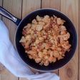 Coliflor salteada con jamón serrano