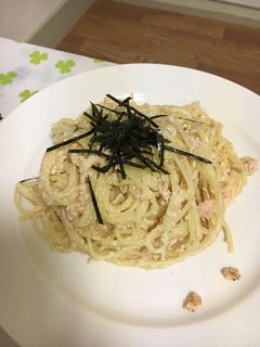 รูปของ สปาเก็ตตี้เมนไทโกะ (spaghetti mentaiko)