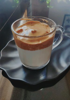A picture of Dalgona Coffee.