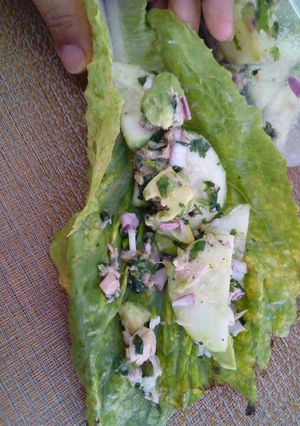 Una foto de Ensalada verde de atún