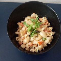 A picture of Tadak bhadak pasta salad.