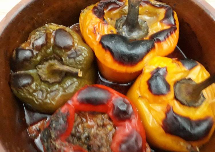 Easiest Way to Make Speedy Ultimate stuffed peppers