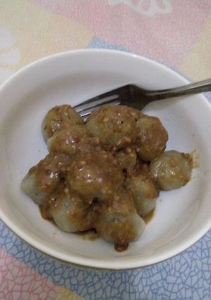 Foto resep Cilok kuah pecel