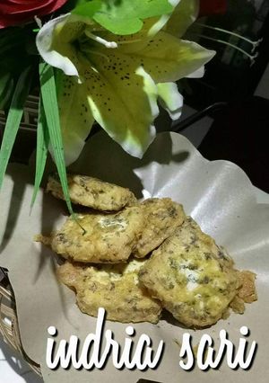 Foto resep Tahu goreng dengan daun singkong dan telur