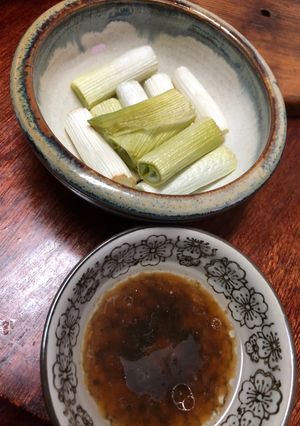 涼拌烤大蔥 的食譜成品照片