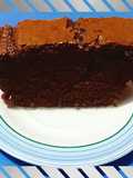 Queque de chocolate semi húmedo