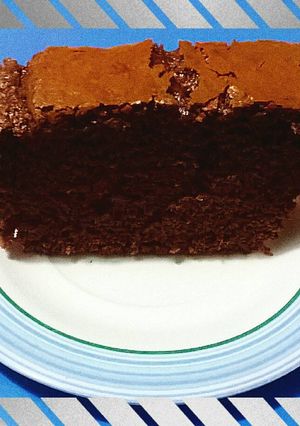Una foto de Queque de chocolate semi húmedo