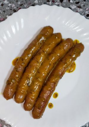 Foto principal de Salchichas con salsa de naranja