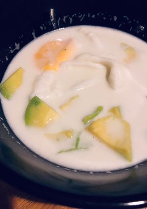 รูปของ อะโวคาโดไข่หวานน้ำกะทิ คีโต