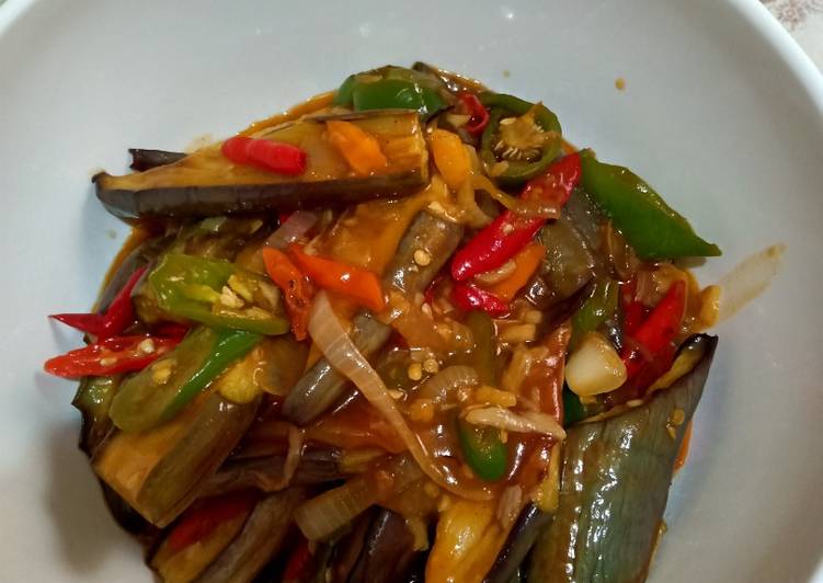 Terong asam manis pedas.. 🤤