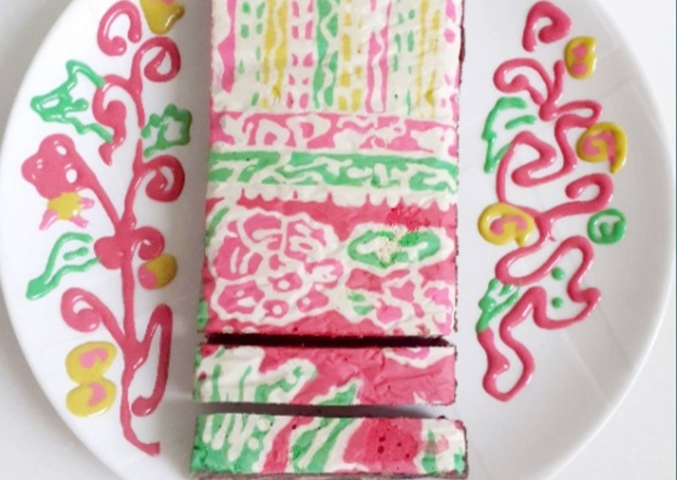 159. Trio Chocomocha Batik Cake