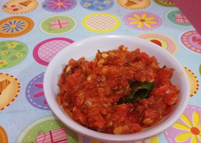 Sambel Bawang merah/Brambang