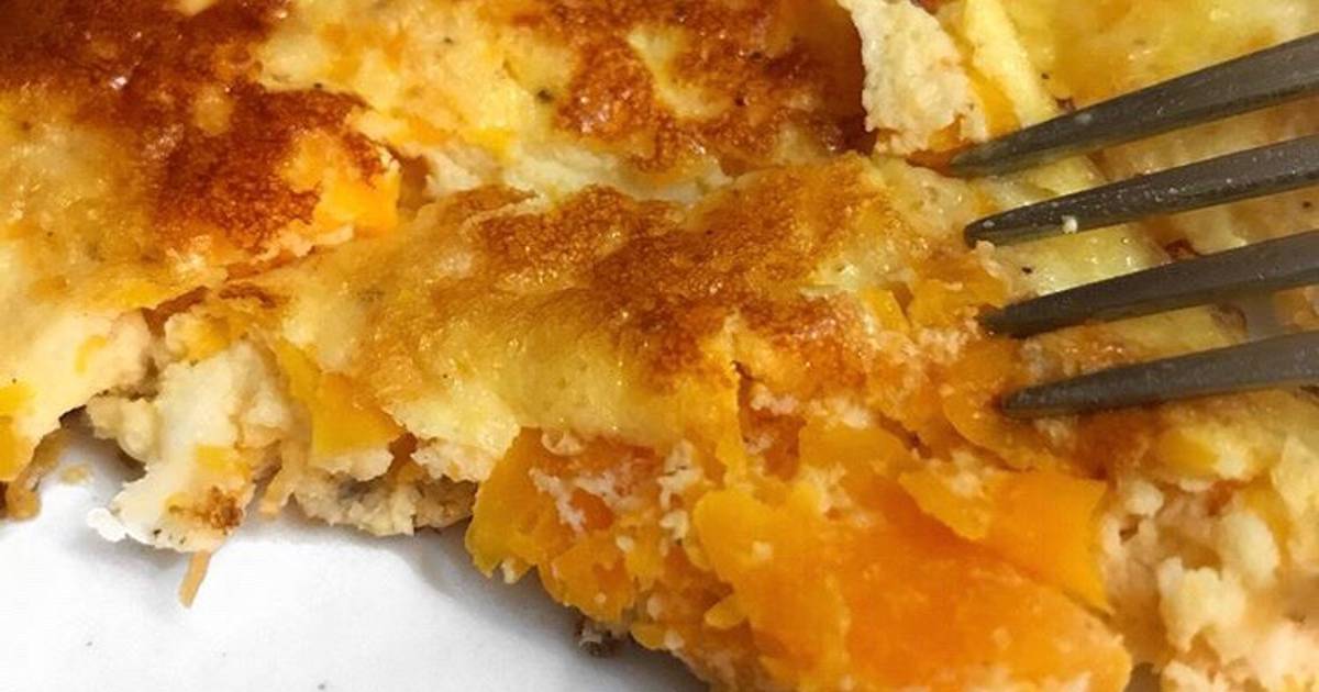 OMG! Tortilla de calabaza y queso fresco batido, muy fit!! Receta de Montse Triviño Cookpad