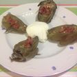 Alcachofas al horno con huevo poché