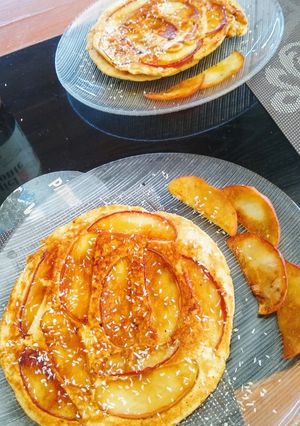 Una foto de Panqueques de manzana ❤️ Fácil y rápido!