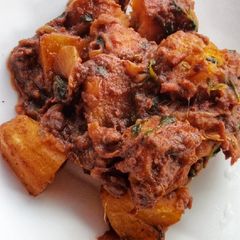 A picture of Beef Matoke #jkonichallenge.