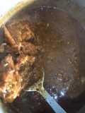 Dried okro with beans soup