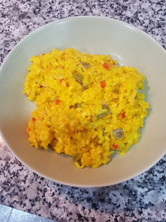Una foto de Risotto de verduras