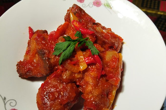 Resep Ayam Goreng Tepung Saus Padang Enak