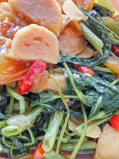 Foto resep Cah kangkung spesial pake bakso
