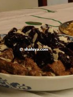 A picture of Beef Tagine with Prunes.