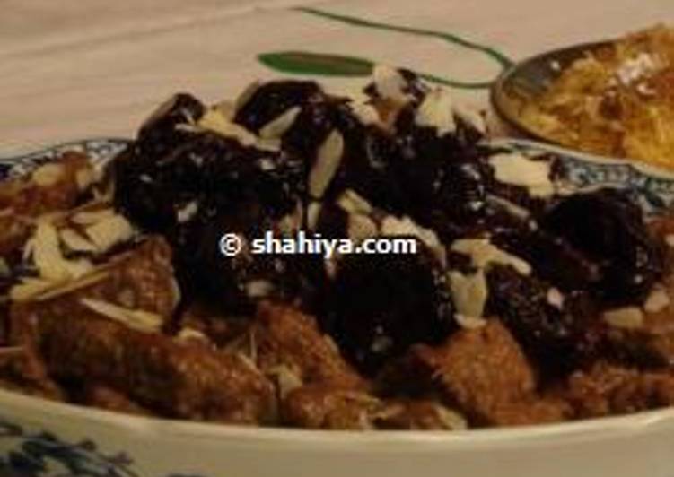 Recipe of Quick Beef Tagine with Prunes