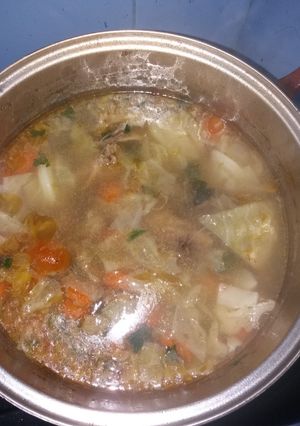 Foto resep Sop daging tulang sapi