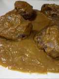 Carrilleras con salsa de vino y manzana en Olla GM G