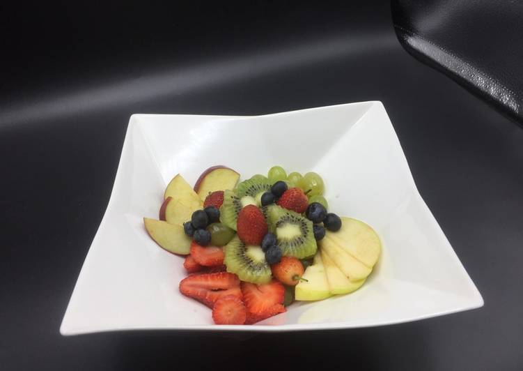 Steps to Make Favorite Fruit salad with Ph.D