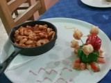 Camarones al ajillo, receta cubana