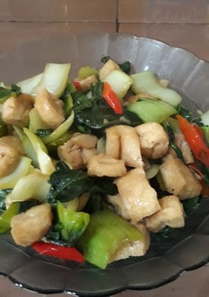 Foto resep Tumis tahu pokcoy