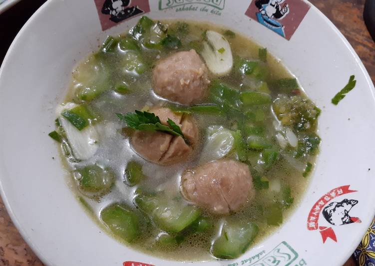 Sayur Oyong Bakso Sapi