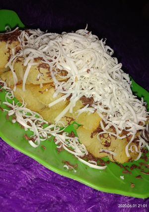 Foto resep Singkong cokelat keju