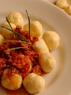 Una foto de Ñoquis soufflé