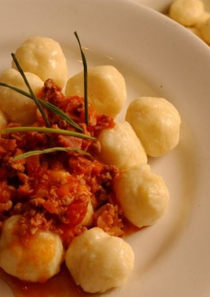 Una foto de Ñoquis soufflé