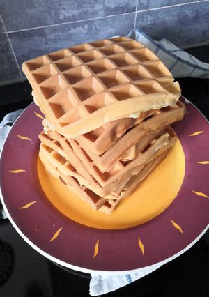 Une photo de Gaufres moelleuses