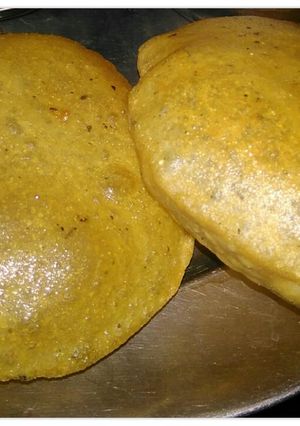 A picture of Masala poori.
