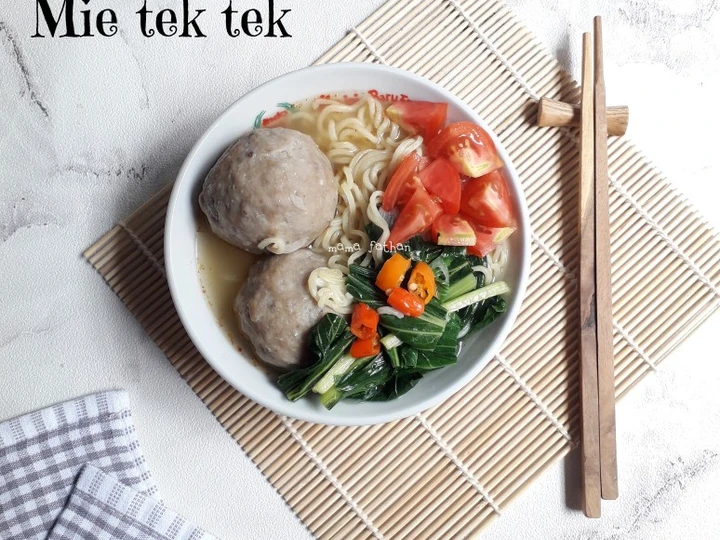Cara Mudah Membuat Resep Mie tek tek yang Uenak Anti Ribet, Mantap Sekali