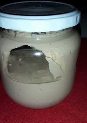 Una foto de Mantequilla de maní casera