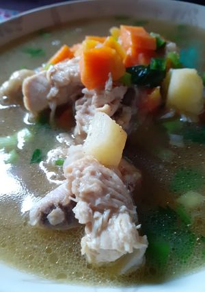 Foto resep Sop ayam wortel