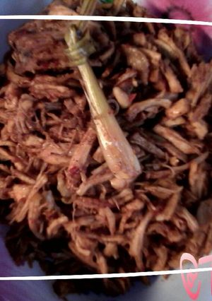 Foto resep Ayam suwir bumbu seadanya