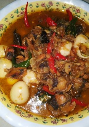 Foto resep Tauco kerang + telur puyuh