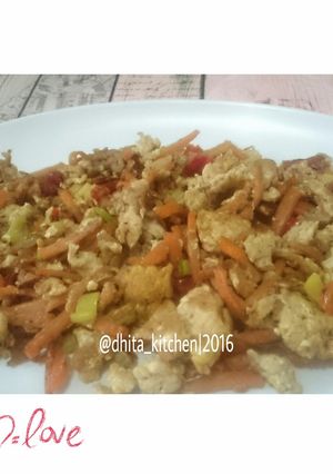 Foto resep Telor Orak-Arik Wortel