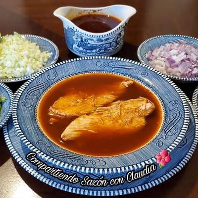 Birria de pavo🌺 Receta de Compartiendo sazón con Claudia 🌹.- Cookpad