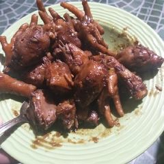 Spicy Chicken Feet Adobo A picture of Spicy Chicken Feet Adobo.