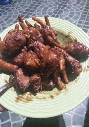 A picture of Spicy Chicken Feet Adobo.